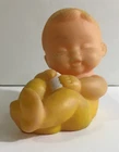 Vintage Rubber Baby Holding Bottle - Kiddie Prod Made Taiwan 1960'S (100080 Used. Price: $24.00.