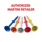 100 Bulk Packed Martini 3 1/4" Step Up Golf Tees Assorted Colors New. Price: $139.50.