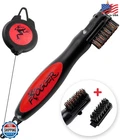 Frogger Brushpro Red Golf Club Cleaner - 2.5FT Retractable Cord Ergonomic New. Price: $41.99.