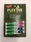 Flex Golf Tees, Green/pink/blue. Florescent Pack, 8-TEES. New. Price: $14.44.