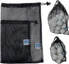 Mesh Bags With Drawstring - 2 Pack Nylon Golf Ball Storage Sports Equi New. Price: $12.05.
