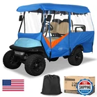 10L0L Golf Cart 4 Passenger Enclosure 600D Waterproof Driving New. Price: $185.32.