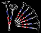 Unbreakable 3.25'' Acrylic Golf Tees Reduce Spin & Friction 50 Pack New. Price: $13.65.