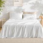 Bed Sheets King 4 Piece 100% Bamboo Rayon Breathable Bright White Gokotta Size New. Price: $179.99.