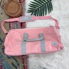 $110 Herschel Novel Duffle Bag Standard Pink Gray Travel Gym Pre-owned. Price: $22.75.