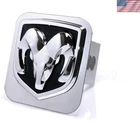 Universal Fit Dodge Chrome Trailer Hitch Cover - Durable Stainless Steel New. Price: $88.99.