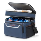 Everfun Small Compact Cooler Bag 24/48 Can Insulated Lunch Box Double Deck So... New. Price: $43.91.
