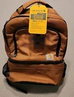 Nwt Carhartt Insulated Two Compartment 24-CAN Cooler Backpack Brown C10303 Logo New. Price: $69.99.