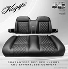 'kozip' Ezgo Txt 1996-PRESENT Golf Cart Front Seat/backrest Cushion Set (black) New. Price: $349.00.