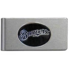 Mlb Team Logo Brushed Metal Money Clip New. Price: $10.99.