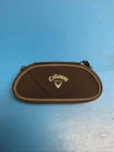 Callaway Golf Logo Sport Sunglass Case Black With Swivel Hook Used. Price: $9.50.
