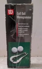 Wilson Golf Ball Monogrammer W406. Open Box Used. Price: $7.25.
