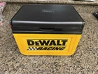 Dewalt Racing Coleman Black Yellow Vintage Cooler Lunchbox Camping Used. Price: $19.99.