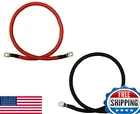 4/0 Awg Gauge Red + Black Pure Copper Battery Inverter Cables Solar, Rv, Car New. Price: $68.15.