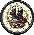 Scottie Laundry Basket Scotty Cute Puppies Dogs Groomer Sign Wall Clock New. Price: $26.95.