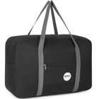 Wandf Personal Item Travel Bag, Carry Duffle Women 18X14X8 Inches, Fron New. Price: $19.96.