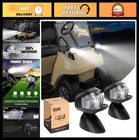 Universal Golf Cart Kit - 10L0L Deluxe Headlight & Tail Light, Super Brigh New. Price: $143.99.