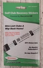 Keysmart Recoverid Golf Recovery Labels - 15 Pack Return Your Lost Clubs New. Price: $14.50.