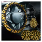 4PCS Car Accessories Set, Universal 14-15 Inch Steering Wheel Cover & Sunflower New. Price: $21.70.