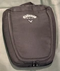 Callaway Carrier Bag Zip Pocket Black Vented Sports Golfing Shoes Used. Price: $20.99.