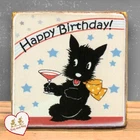 Scotty Dog Themed Birthday Gift Vintage Style Shelf Sitter Wood Sign Decor WB-44 New. Price: $8.00.