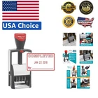 Precision Self-inking Date Stamp Red Ink, 'completed' Phrase Imprint New. Price: $55.67.