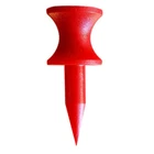 1/4" Plastic Red Step Down Golf Tees -(approx 1/2" Ball Height) Value 50 Count New. Price: $9.99.