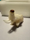 Handcrafted Out Of Stone Elephant Mini Figurine With Trunk Up Used. Price: $19.99.