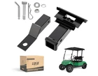 10L0L Deluxe Golf Cart Trailer Hitch And Receiver Kit, Bumper Compatible New. Price: $76.99.