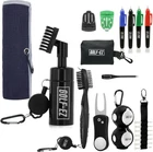 Golf Essentials Kit Must-have Accessories Water Brush, Towel, Club New. Price: $43.80.