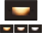 120V Dimmable 3CCT Step Lights,stair Outdoor,zinc Alloy/aluminum Brown New. Price: $86.51.