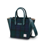 Islander Harris Tweed Medium Caillie Totetote Bag Black Watch New. Price: $167.61.