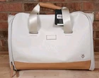 Vessel Signature Weekender Garment Golf Duffel Bag Cream Latte 17 X 11 New. Price: $200.00.