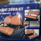Nokins Golf Cart Diamond Seat Kit From And Rear Covers New. Price: $55.00.
