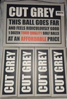 Cut Grey High Performanc Golf Balls Box Of Twelve #RB1 New. Price: $17.00.