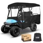 10L0L Universal 4 Passenger Golf Cart Enclosure - Extended Side Mirror Open New. Price: $120.64.