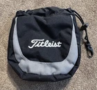 Titleist Golf Valuables Pouch Black Nylon Padded Lining Zip Pockets Clip Pcma Used. Price: $24.99.