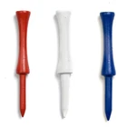 3 1/4" Step Down Tees - Pack Of 100 Red White Blue Mix New. Price: $27.81.