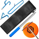 3-IN-1 Disc Retriever, Extends Up To 16FT; Includes Carrying Bag, Stainless Stee New. Price: $42.99.