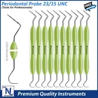 Dental Perio Explorer 23 Probe Unc 15 Color Marking Diagnostic Double Ended Tool New. Price: $87.71.