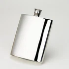 4 Oz. English Pewter Flask With High Polished Finish, Engraved Free, New Box. Price: $38.99.