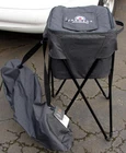 New Portable Soft Fold Up Oniva Camping Party Cooler With Stand - Farmers Logo Used. Price: $39.95.