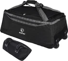 Large Foldable Duffle Bag With Wheels - 85L/120L/140L Travel Companion New. Price: $132.99.