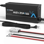12V-14.6V 20A Lithium Battery Charger Vatrer Power LIFEPO4 Ba... Fast Ship New. Price: $96.99.