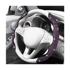 Hzel 2PCS Bling Car Steering Wheel Cover With Comfort Grip, 14.5-15" Pink New. Price: $13.04.