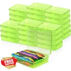 Dcocdeely Green Plastic Crayon Box Mini Storage New. Price: $44.99.