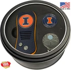 Team Golf Ncaa Illinois Fighting Illini Divot Tool Cap Clip Markers Gift Set New. Price: $46.99.
