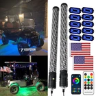 2FT Fat Rgb Led Whip LIGHT+10 Pods Rock For Club Ezgo Yamaha Golf Cart New. Price: $129.05.