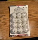 New Proactive Sports Deluxe Dimpled Plastic Golf Practice Balls 12-PACK White. Price: $8.99.