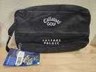 New Callaway Golf Black Suede Shoe Bag Caesars Palace Logo Interior Lining. Price: $34.99.